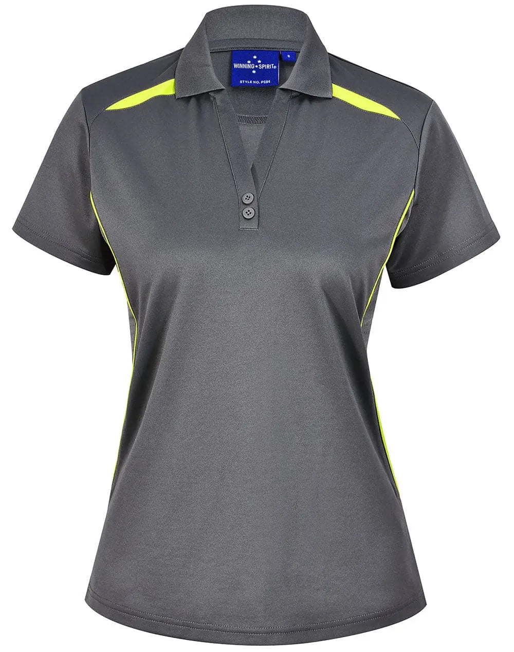 Winning Spirit Women's Sustainable Poly-Cotton Contrast Polo PS94 Metro Workwear.